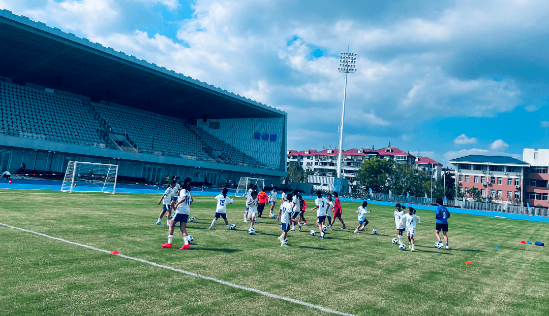 草原风光下，美丽的女足队员即将迎来挑战的简单介绍